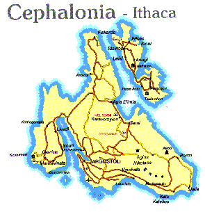 Kefalonia Map